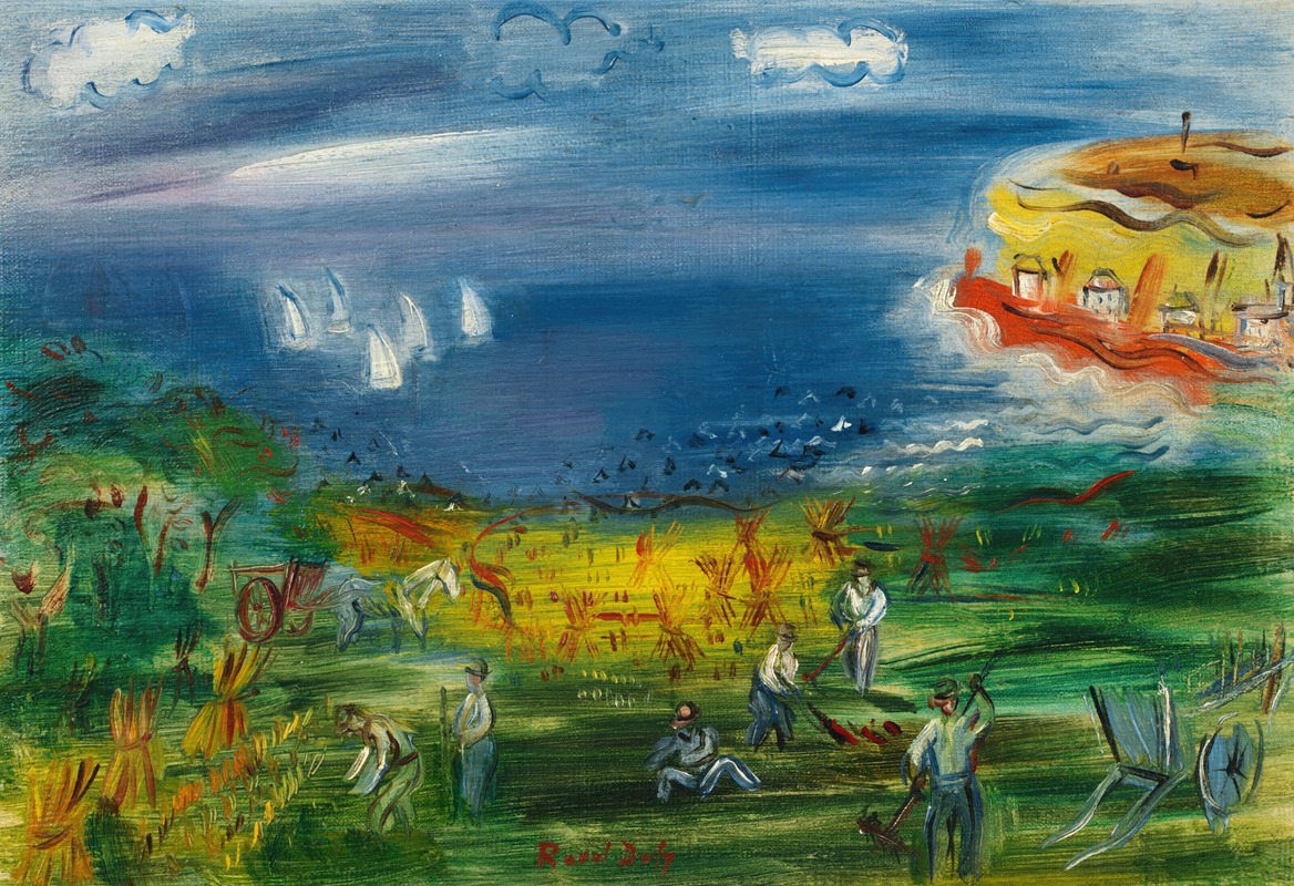 Raoul Dufy - La baie de Sainte-Adresse