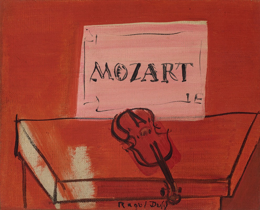 Raoul Dufy - Le petit Mozart