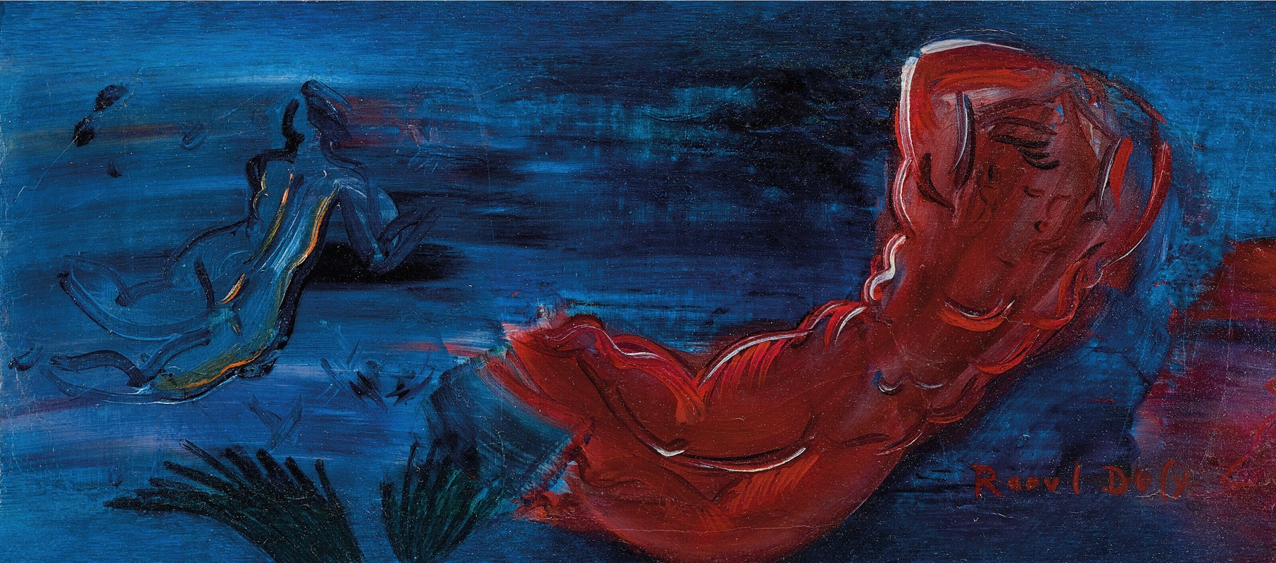 Raoul Dufy - Naïade rouge