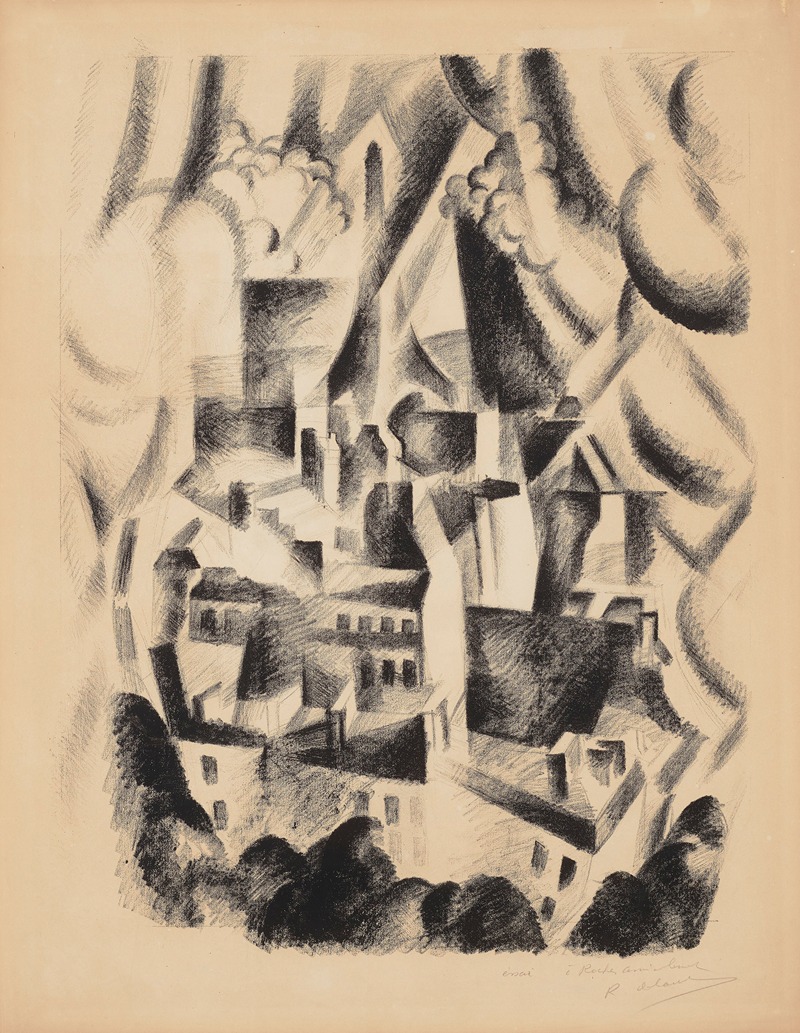 Robert Delaunay - La fenétre sur la ville