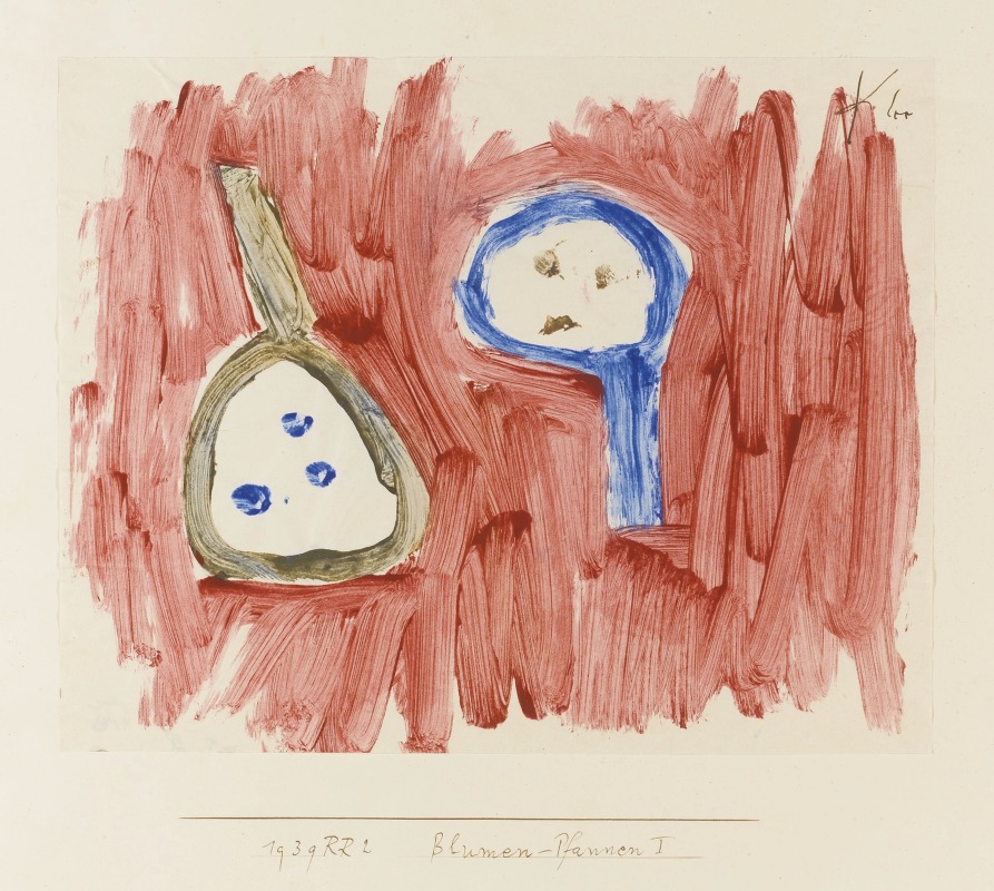 Paul Klee - Blumen-Pfannen I (Flower-Pans I)