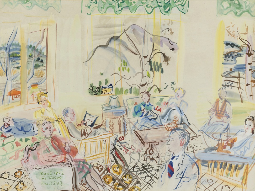 Raoul Dufy - ‘Le Casot’ À vernet-les-bains, noel
