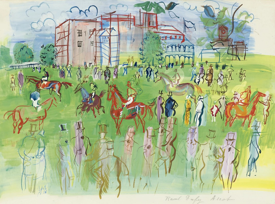 Raoul Dufy - Avant le départ, Ascot