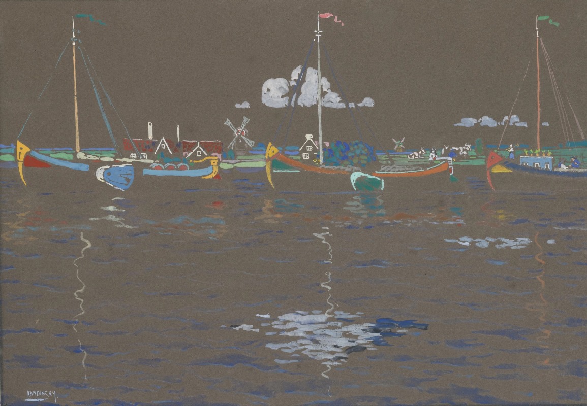 Wassily Kandinsky - The Ships (Holland)