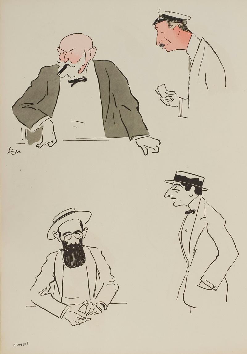 Georges Goursat (Sem) - Landau, D. Rochereau, Leonino, Letellier