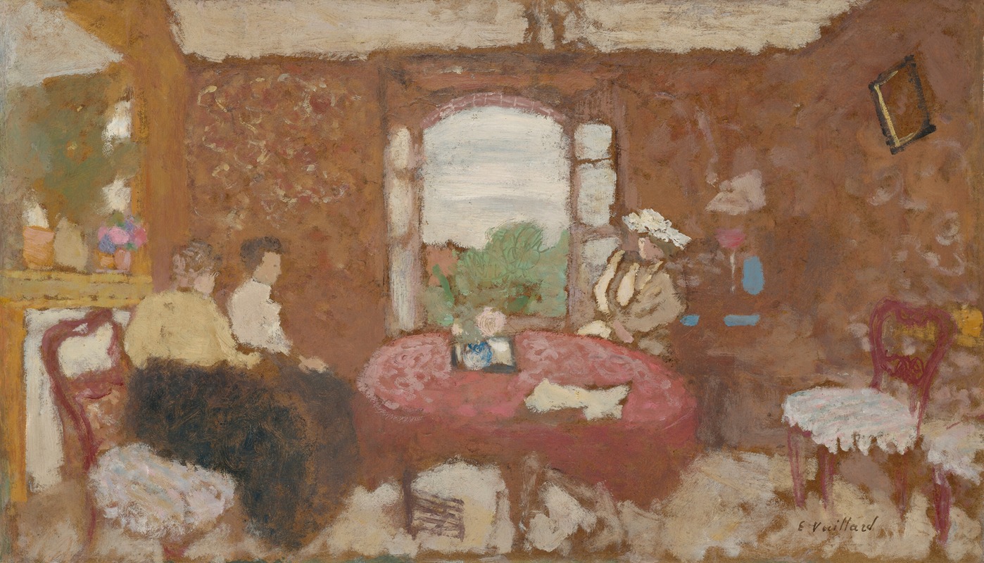 Édouard Vuillard - Lucy Hessel en visite à Cricquebœuf