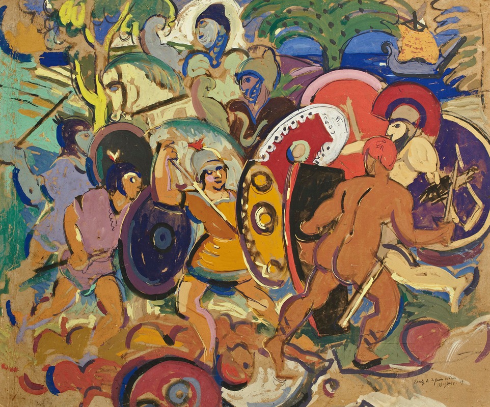 Albert Gleizes - Episode de la Guerre de Troie