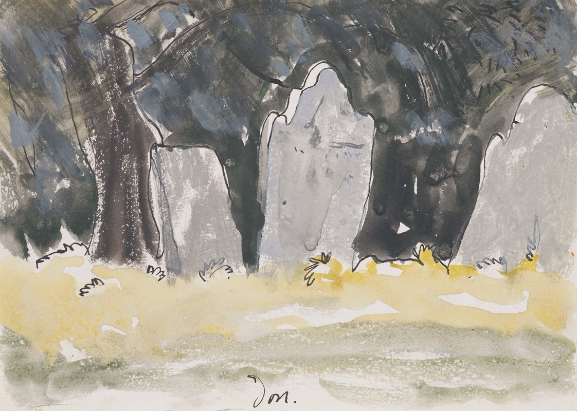 Arthur Dove - Old Tombstones