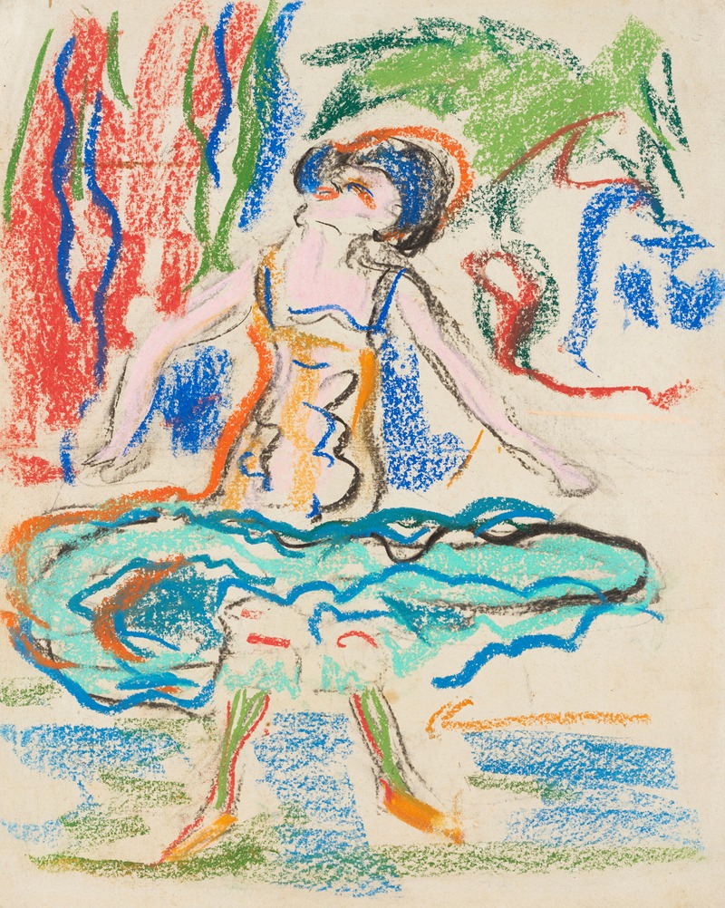 Ernst Ludwig Kirchner - Kabarett-Tänzerin