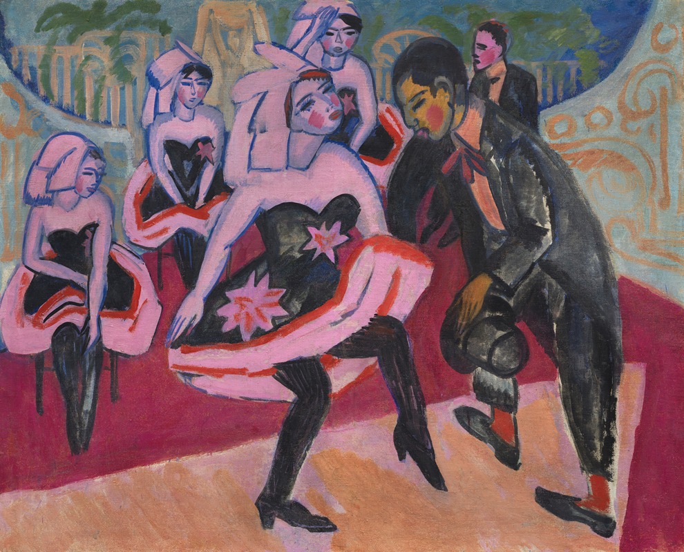 Ernst Ludwig Kirchner - Tanz im Varieté