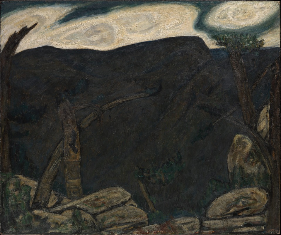 Marsden Hartley - The Dark Mountain, No. 2