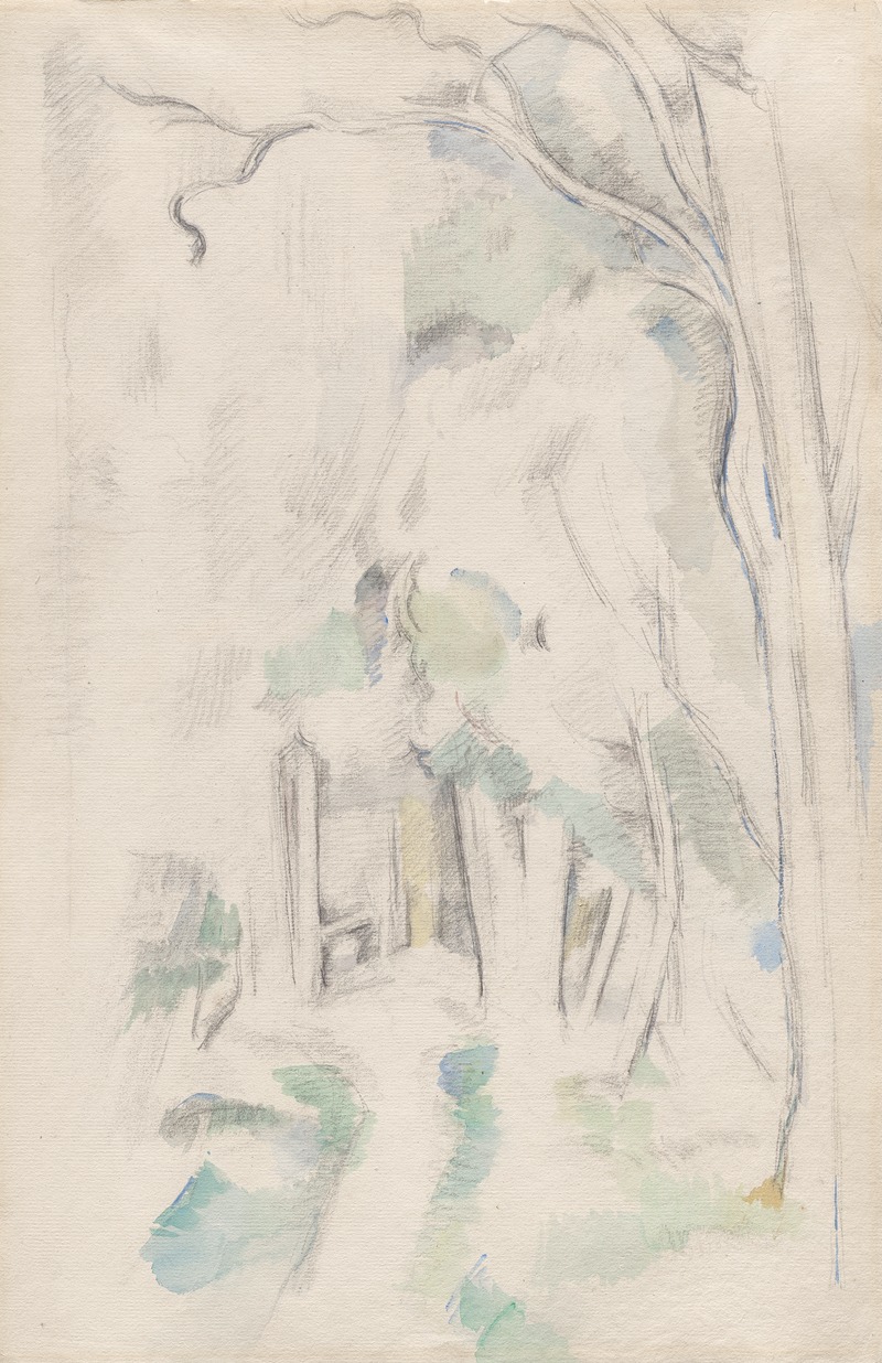 Paul Cézanne - Footpath in the Woods