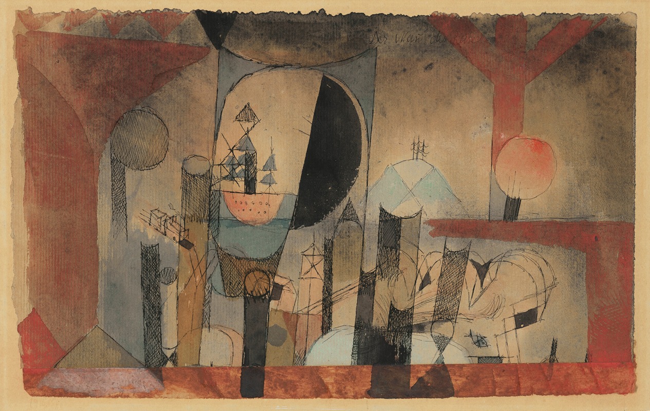 Paul Klee - Ohne Titel (Der Mañ der Reise)