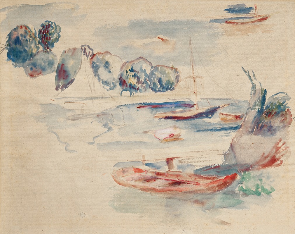 Pierre-Auguste Renoir - Études de bateaux