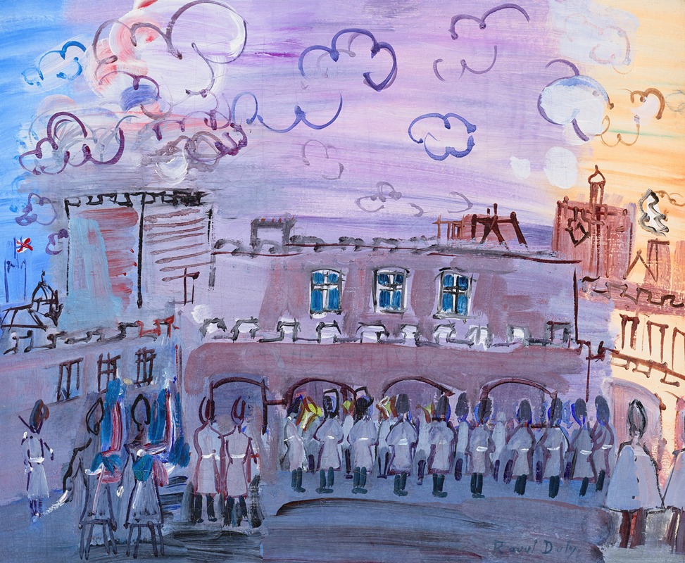 Raoul Dufy - La relève de la garde à Saint-James’s Palace