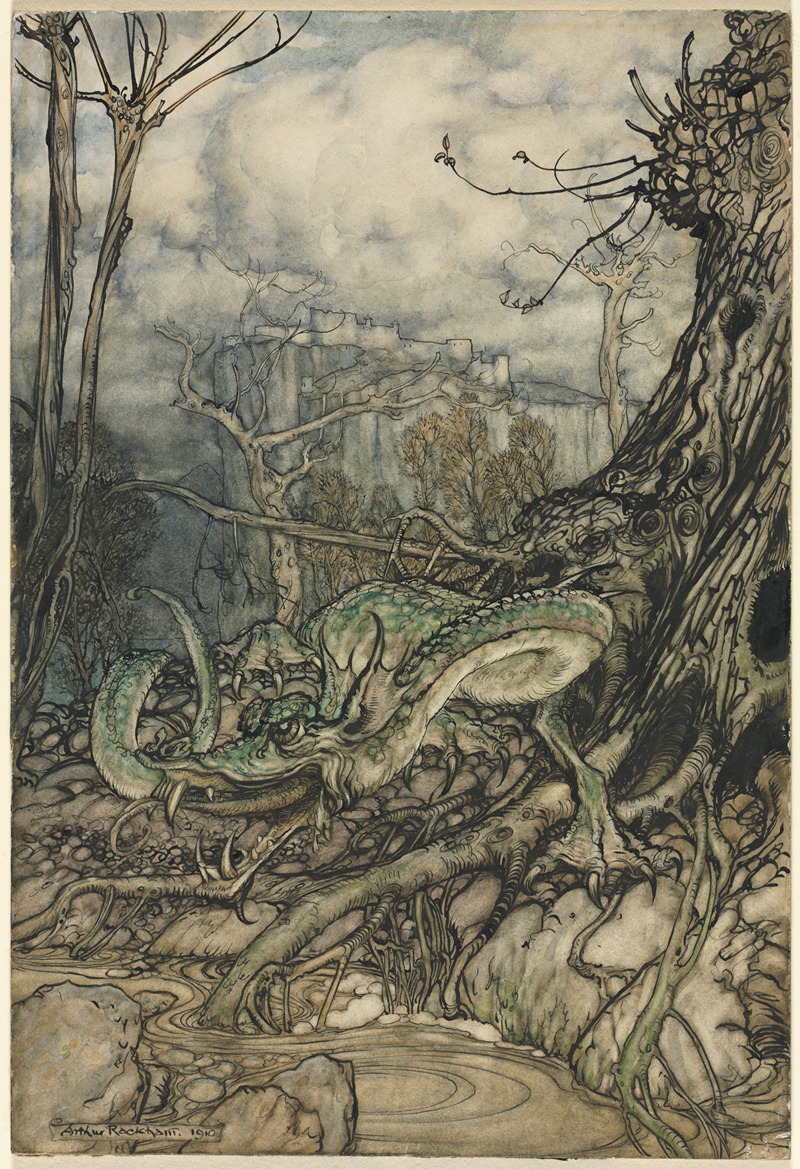 Arthur Rackham - The Green Dragon