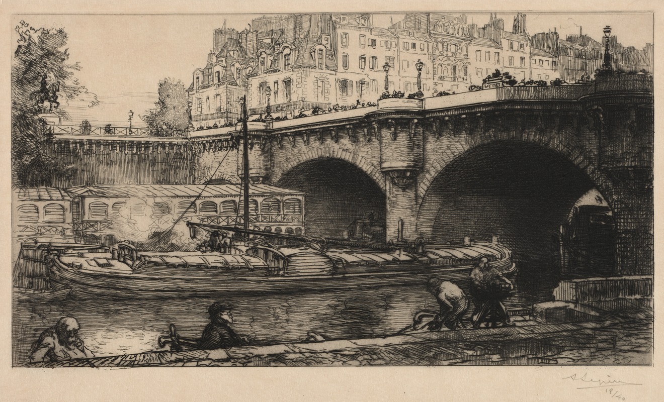 Auguste Louis Lepère - Le Pont Neuf