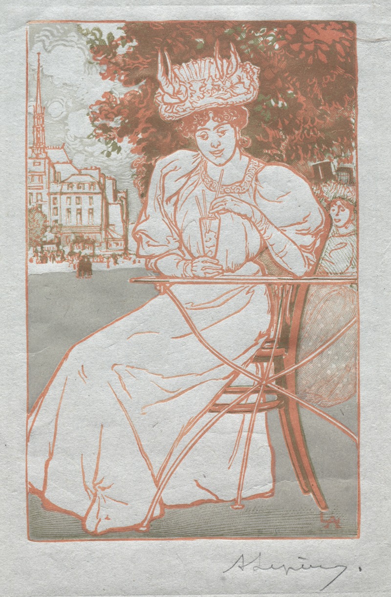 Auguste Louis Lepère - Paris Almanac, 1897; Summer
