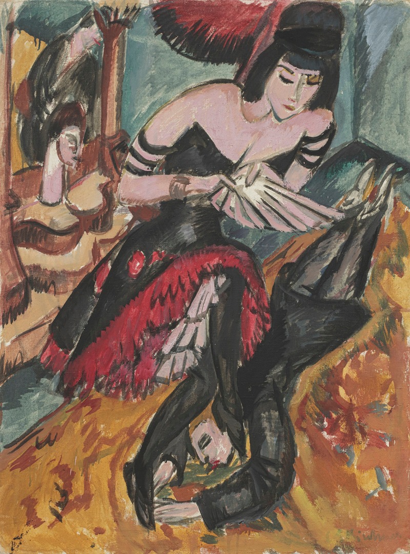 Ernst Ludwig Kirchner - Pantomime Reimann; Die Rache der Tänzerin