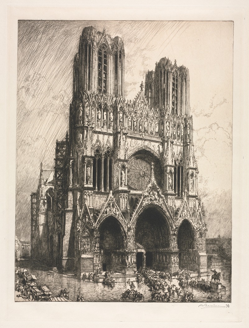 Auguste Louis Lepère - Reims Cathedral