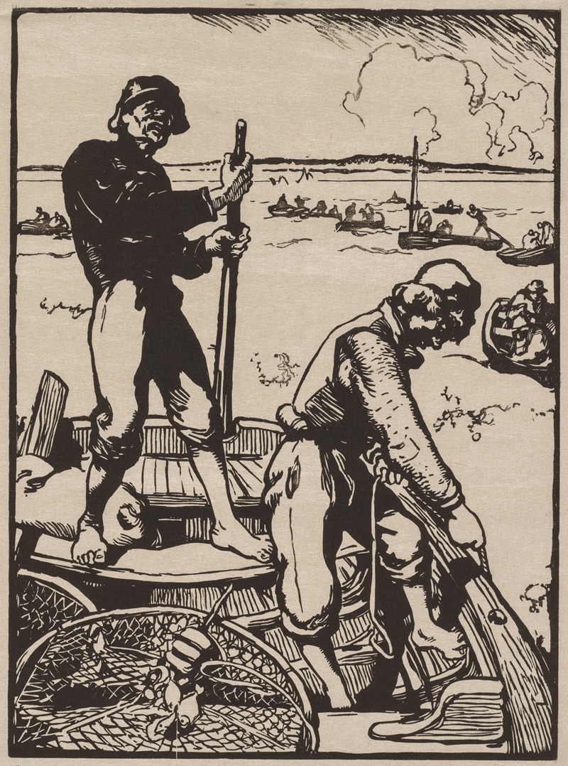 Auguste Louis Lepère - Shrimp Fishermen