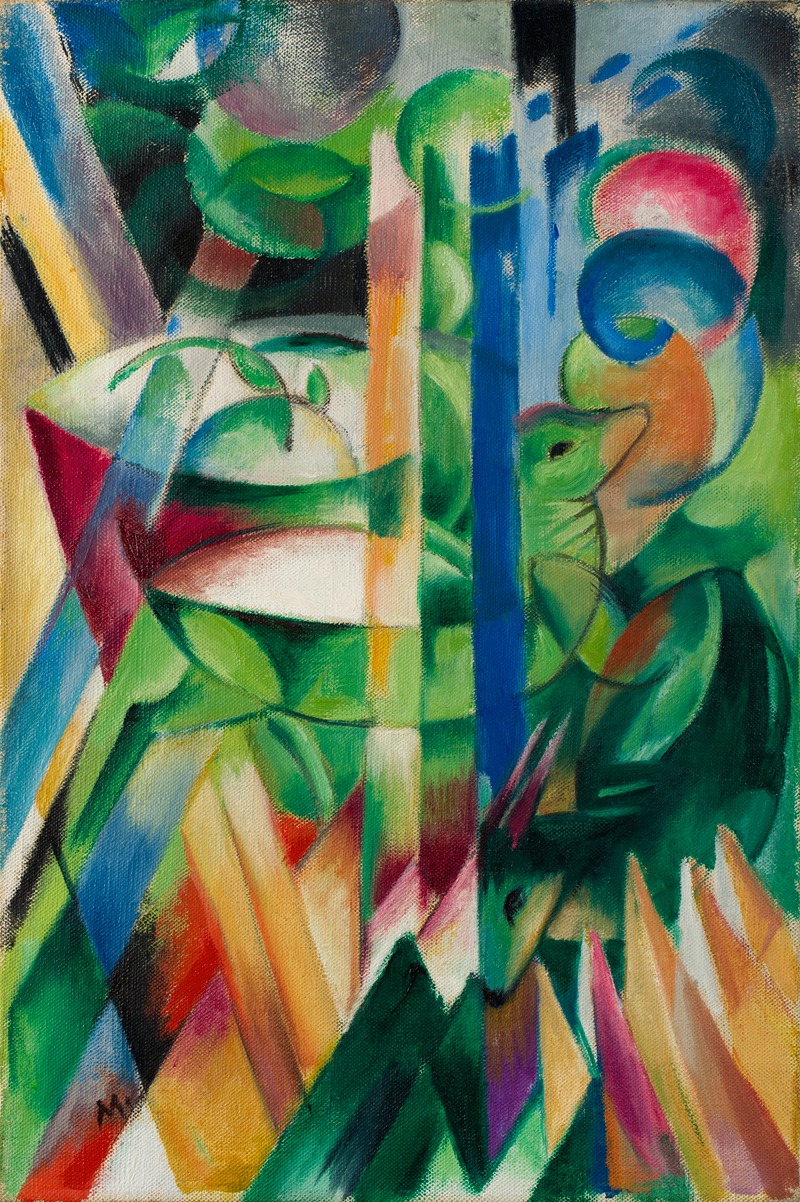 Franz Marc - The Little Mountain Goats