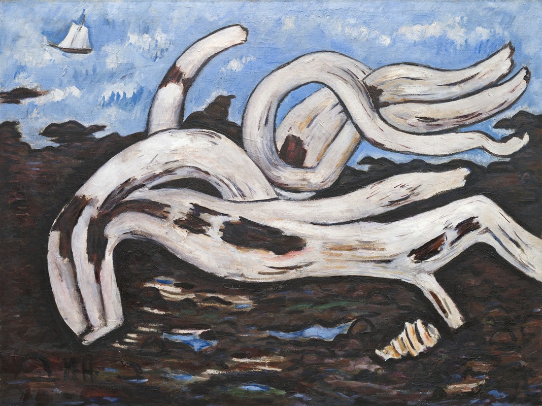 Marsden Hartley - Driftwood on the Bagaduce