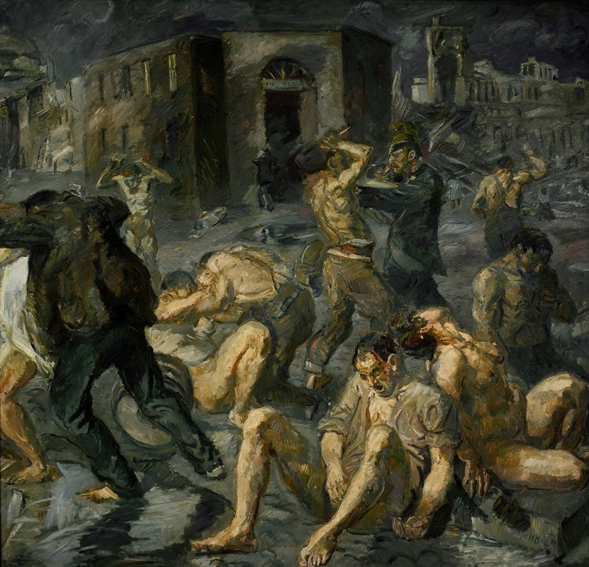 Max Beckmann - Scene from the Destruction of Messina