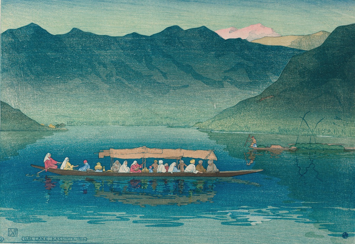 Charles William Bartlett - Dal Lake, Kashmir