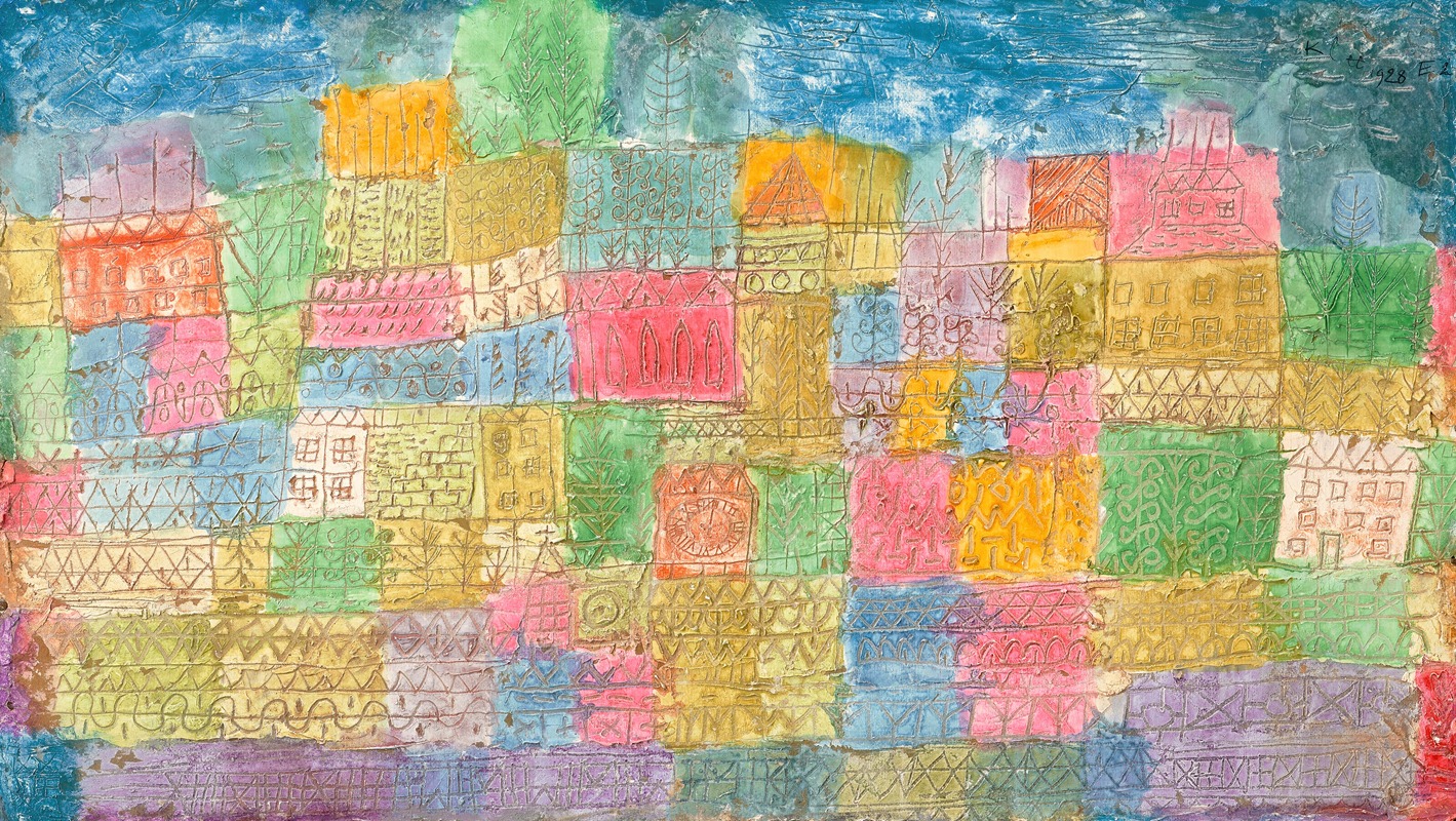 Paul Klee - Bunte Landschaft