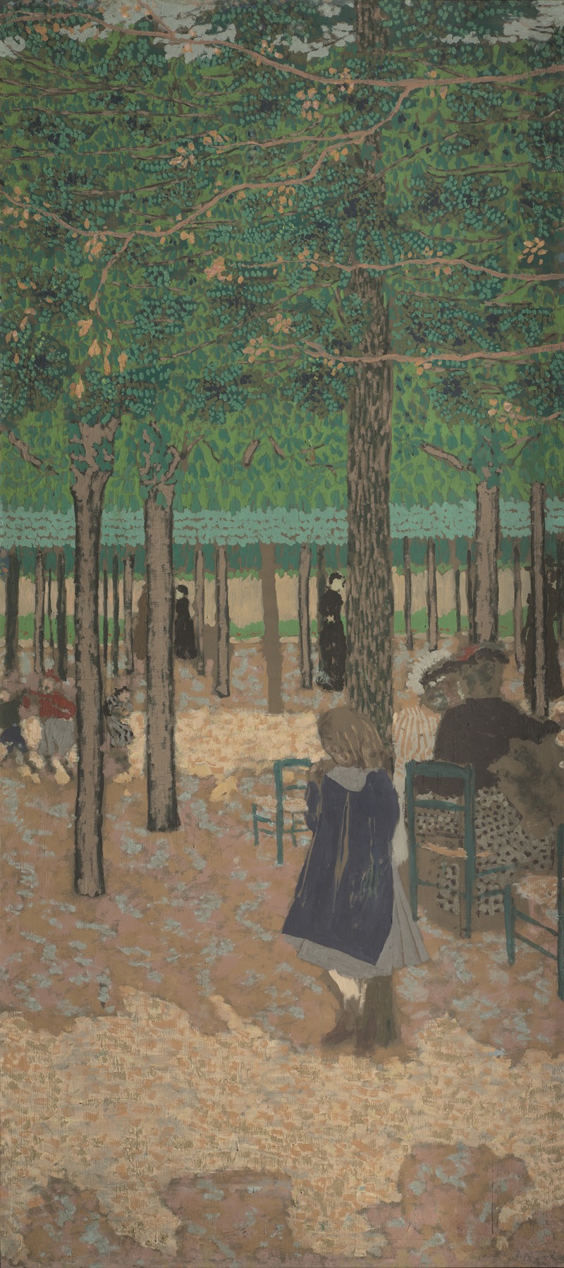 Édouard Vuillard - Under the Trees (from ‘The Public Gardens’)