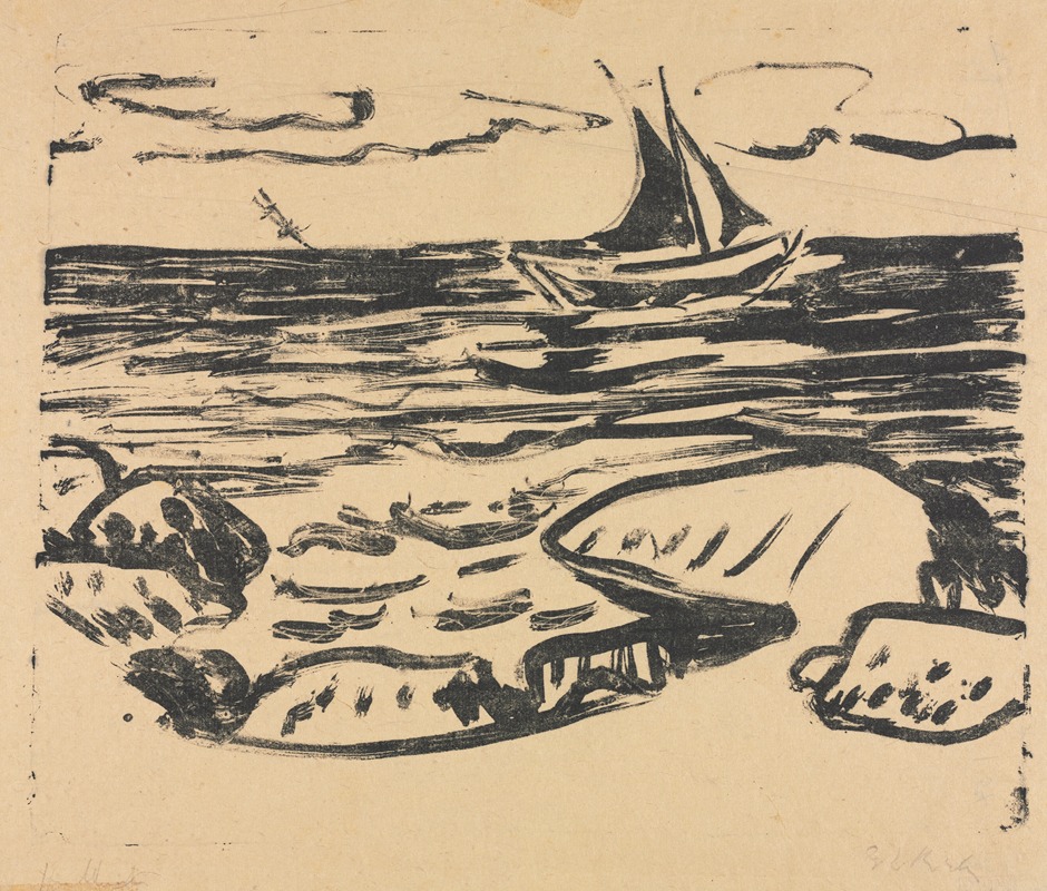 Ernst Ludwig Kirchner - The Sea near Staberhuk
