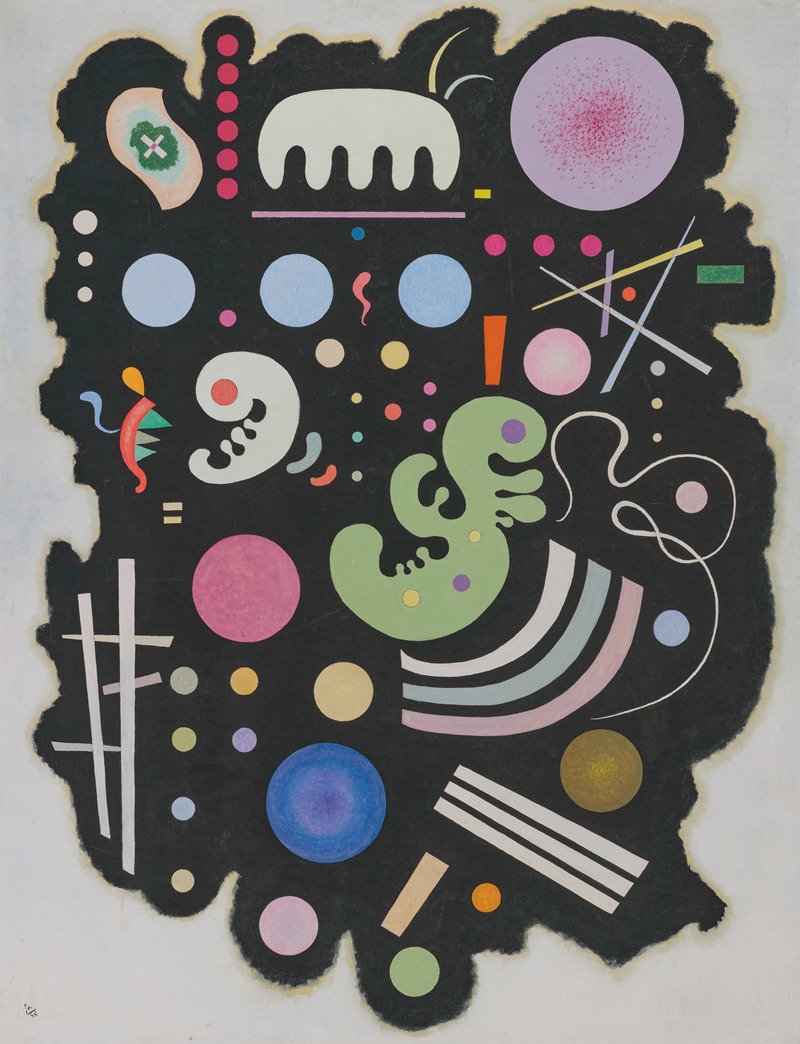 Wassily Kandinsky - Noir bigarré