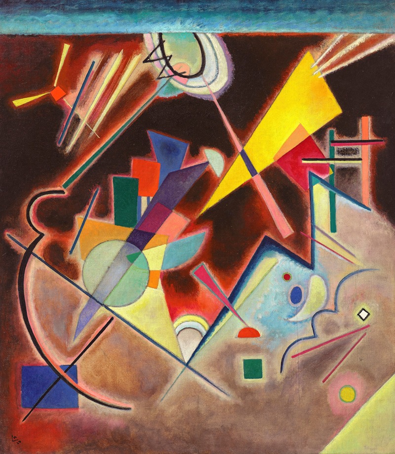 Wassily Kandinsky - Tiefes Braun