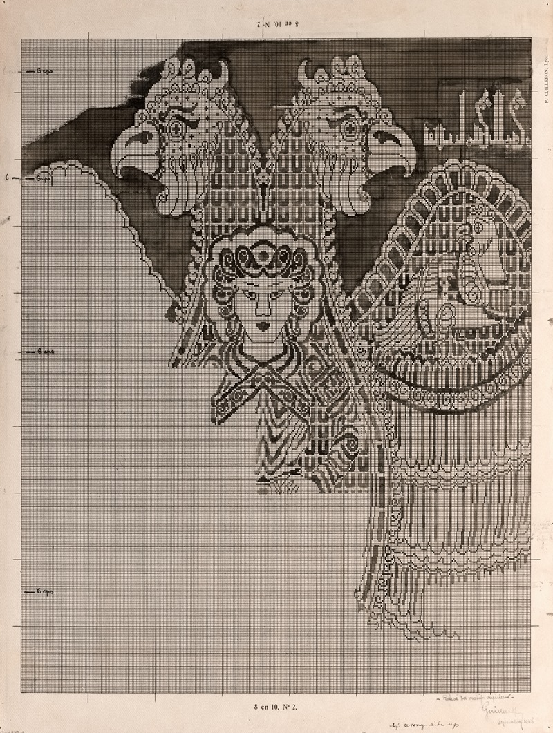 Félix Guichert - Schematic Drawings of Buyid Silk