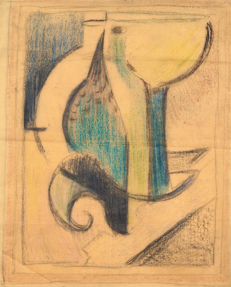 Albert Gleizes - Nature morte avec bouteille (étude)