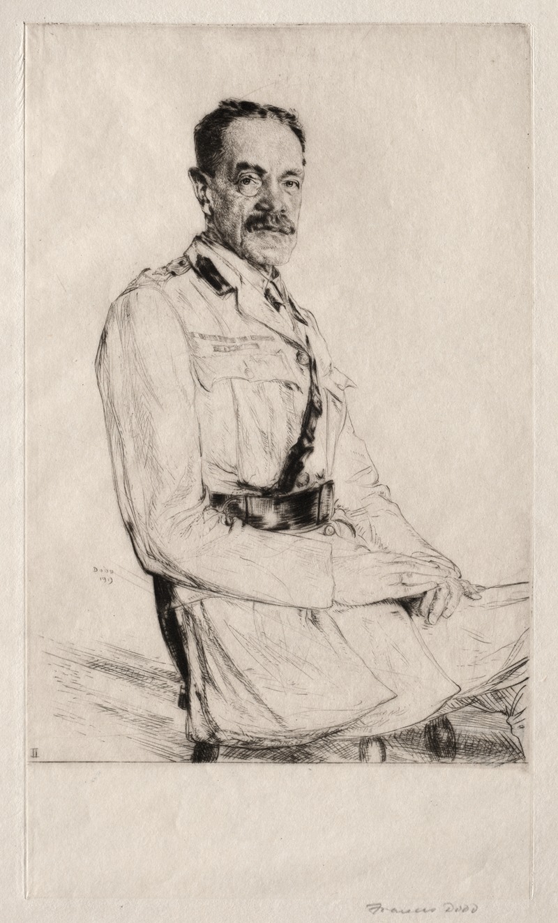 Francis Dodd - Major-General Sir John Edward Cooper