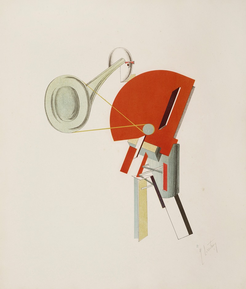 El Lissitzky - Announcer (Ansager)