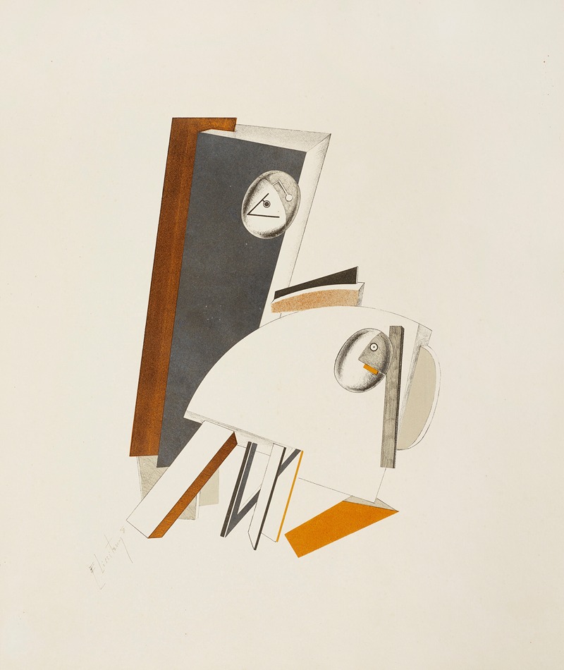 El Lissitzky - Anxious Ones (Ängstliche)