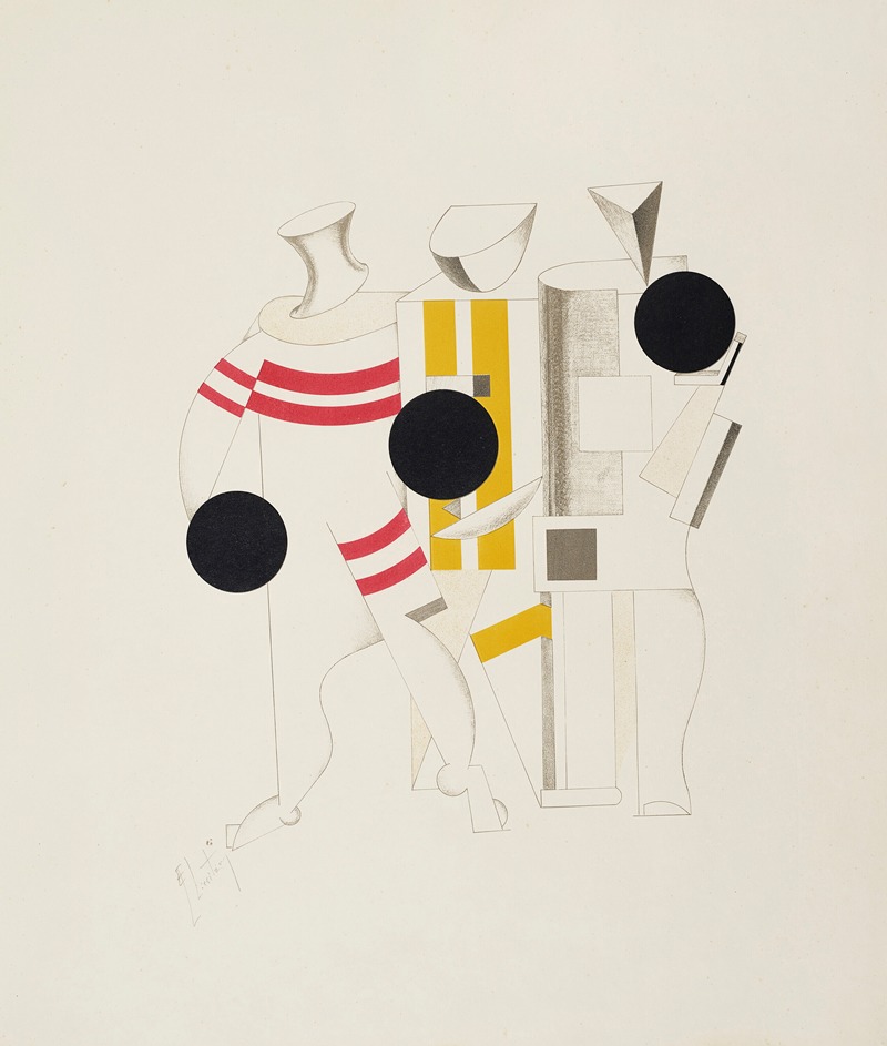 El Lissitzky - Sportsmen (Sportsmänner)