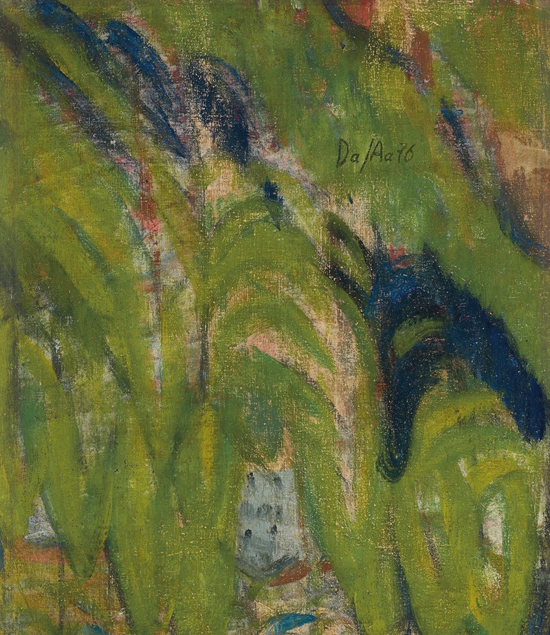 Ernst Ludwig Kirchner - Bergwald mit Haus