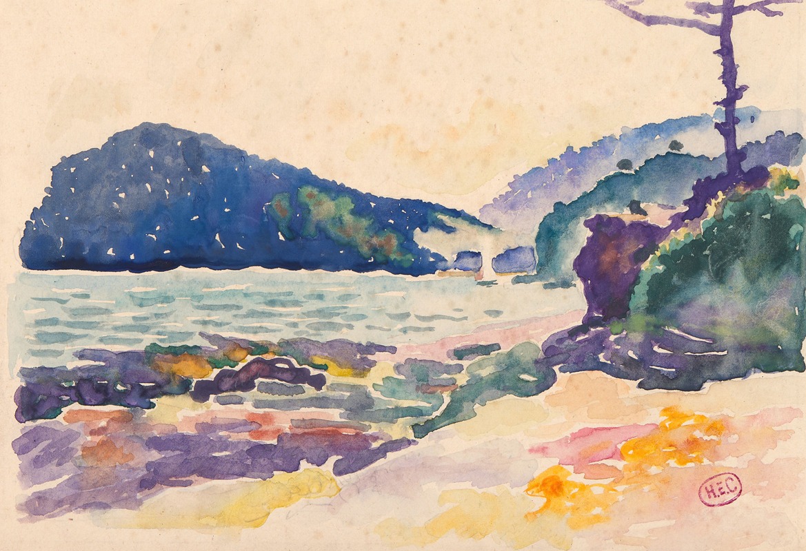 Henri-Edmond Cross - Etude pour le Cap Nègre