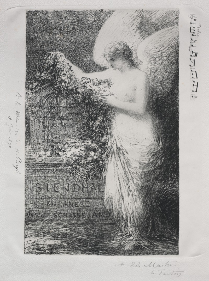 Henri Fantin-Latour - À Stendhal