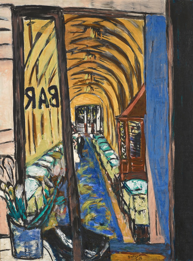 Max Beckmann - Un bar à Paris