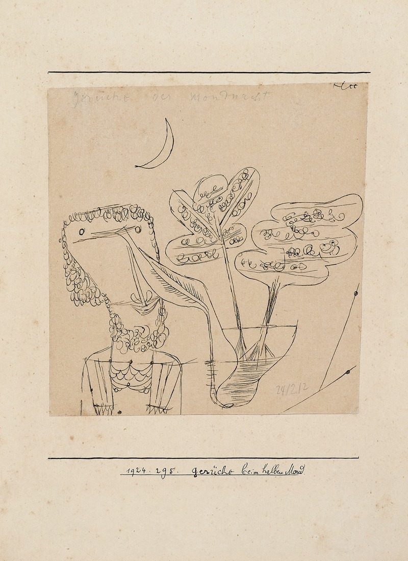 Paul Klee - Gerüche beim halben Mond