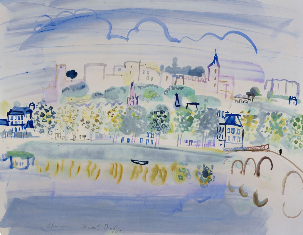 Raoul Dufy - Chinon (Quinone)