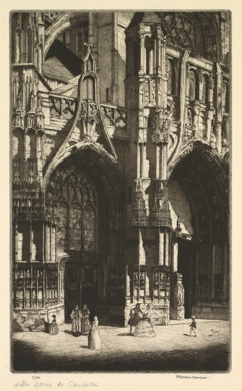 Herbert Gordon Warlow - Notre Dame de Caudebec