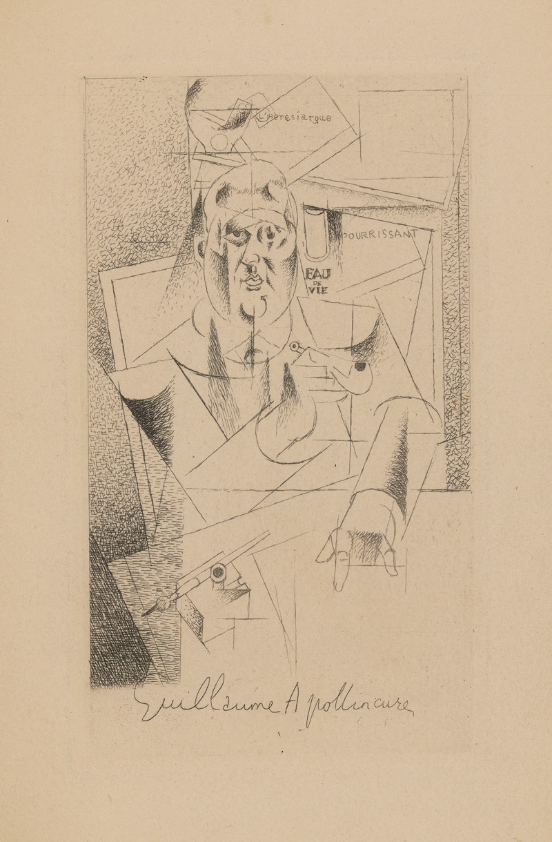 Louis Marcoussis - 00e Portrait de Guillaume Apollinaire