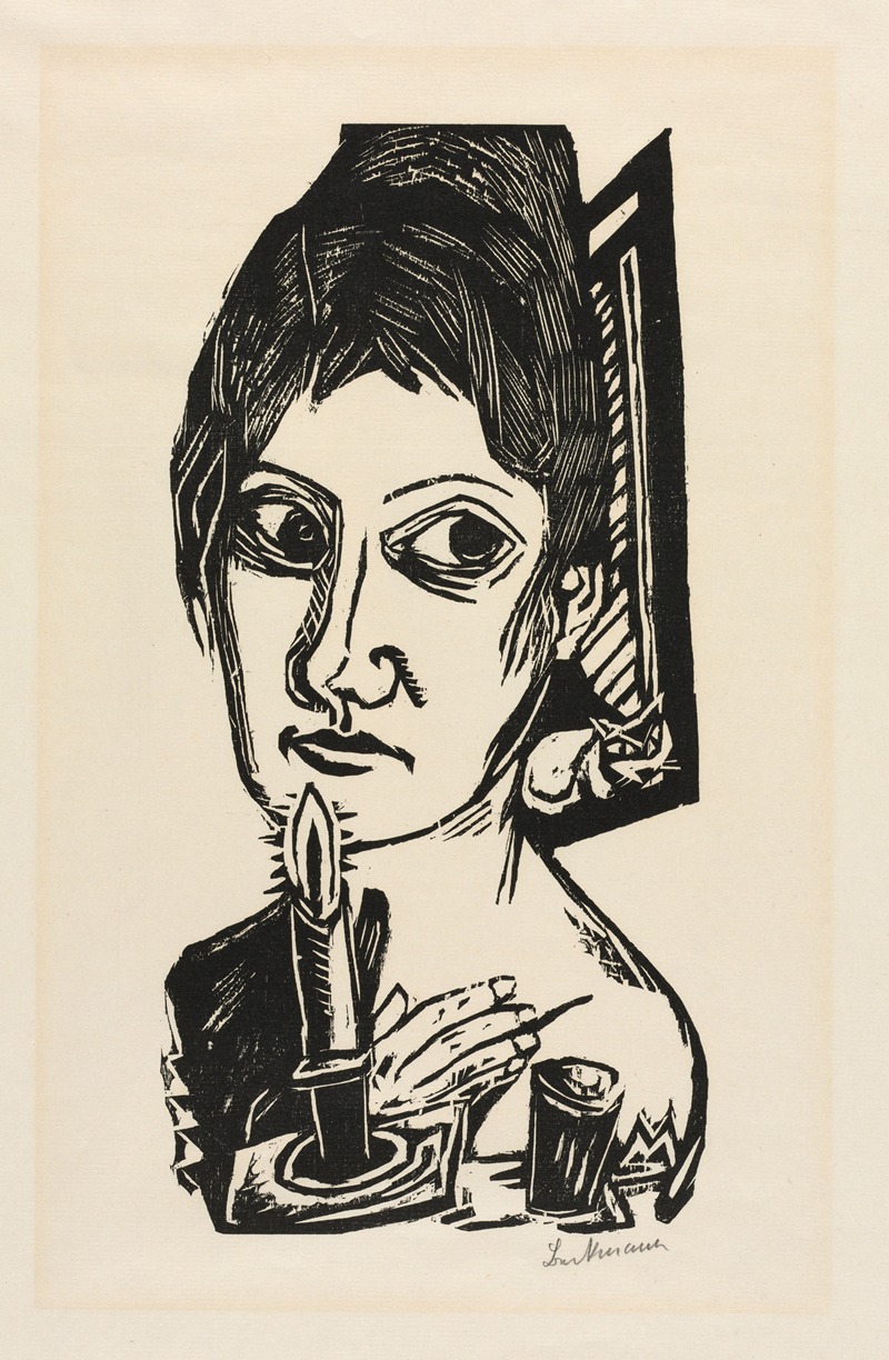 Max Beckmann - Woman with Candle