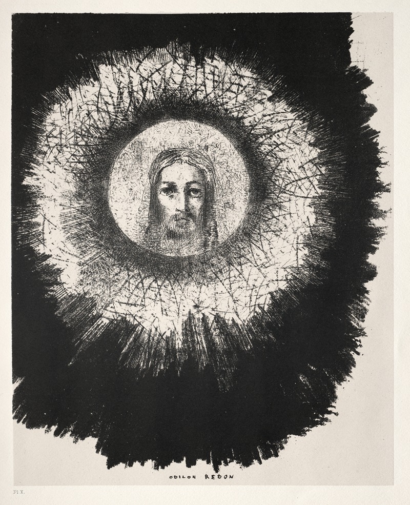 Odilon Redon - And In the Very Disk of the Sun Shines the Face of Jesus Christ